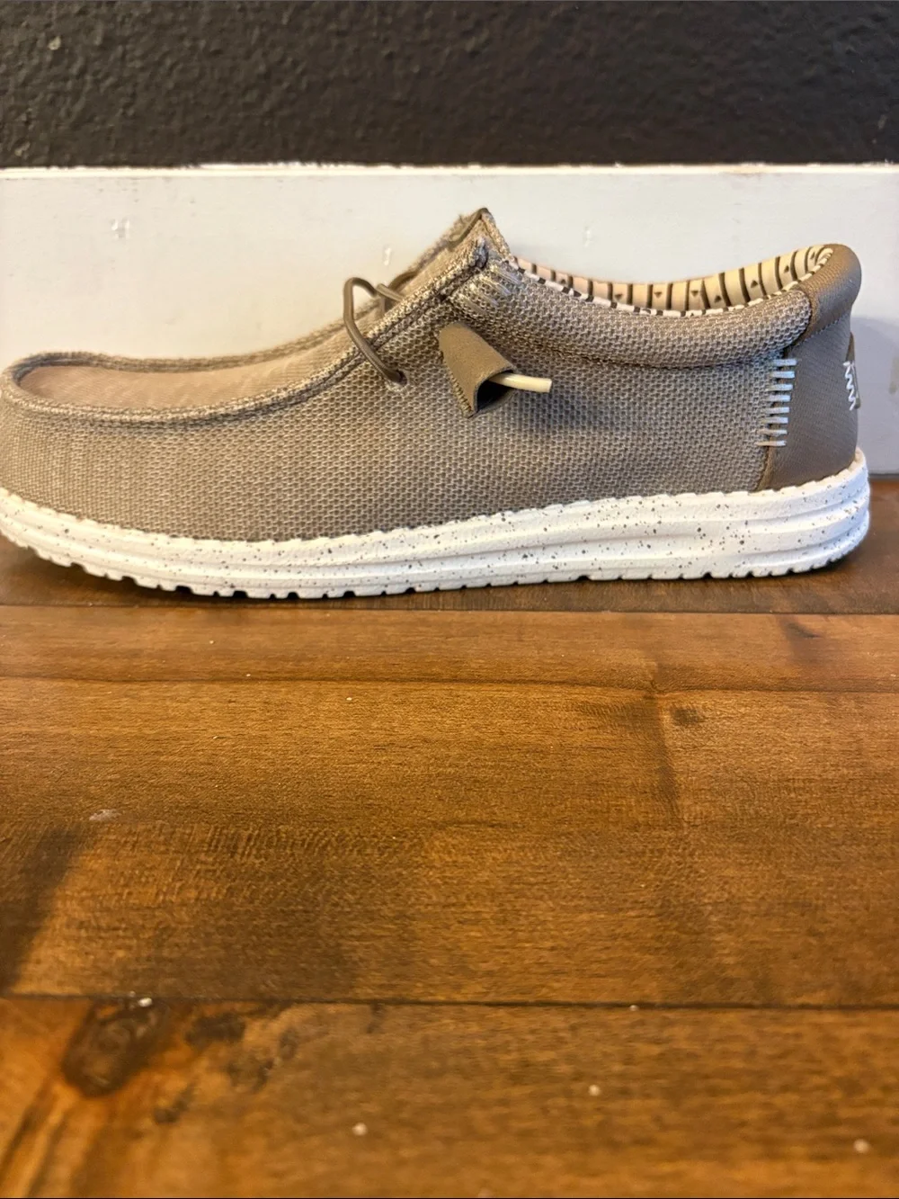 Hey Dude Men's Casual Slip-On Loafers in Taupe